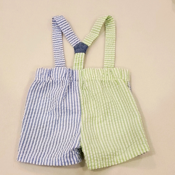 Matt's Scooter Overall Shorts and Onsie - Picture 5 of 8